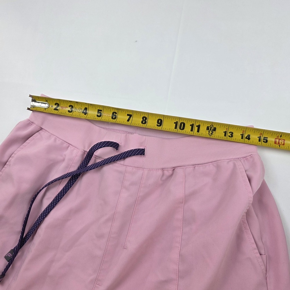 Fabletics Pants Womens Large Tall Pink Jogger Scrubs Elastic Waist Pockets - Picture 7 of 16